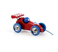 Pull-behind racing car Red one size