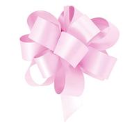 Pull Bow Ribbons - Pack of 10 (Baby Pink)