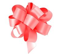 Pull Bow Ribbons - Pack of 10 (Red)