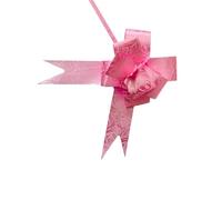 Pull Bows for Gift Wrapping 20 Pack 30mm Pink Ribbon Rosettes Present Decoration Florist Bouquet Basket Wedding Craft Supplies Party Favour