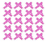 Pull Bows - Hot Pink - Pack of 20 Ribbons for Making Butterfly Bows - Great for Present Wrapping and as a Party Decoration