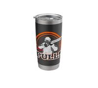 Pull Clay Skeet Shooting T-Shirt Trap Shotgun Target Gift Stainless Steel Insulated Tumbler