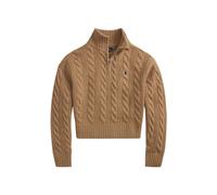 Pull col camionneur demi zip - female - Polo Ralph Lauren - Turtlenecks - Brown - L - Knitwear L