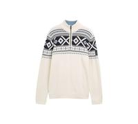Pull Col Troyer 1x2 Zip Tom Tailor Blanc S