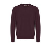 Pull col V Blend Bhbruton Rouge 3XL