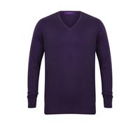 Pull col V Henbury Violet XL