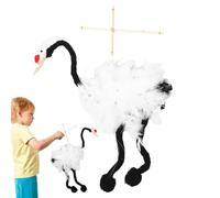Pull Cord Puppet - Artfully Handmade Puppet with Soft Fabric Body, Wooden Stick, Interactive Educational Toy for Role Play and Learning | Development Oriented Craft Toy