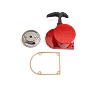 Pull-cord Starter/bicycle Starter Assembly For 496cc, 50cc, 60cc, 66cc And 80cc Two-stroke Engines(Red)