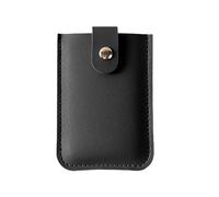 Pull Credit Card Holder - Slim and Portable Credit Card Holder with Push Button | Slim Card Holder for Membership Card ID Cards, Groove Wallet, Black, Se référer au descriptif, Refer to description