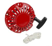 Pull Disk Starter Assembly for Honda GX100 Engine - Compatible with OEM Part Numbers 28400-Z0D-V02ZA and 28400-Z0D-V03Z - Red Replacement for Recoil Sta