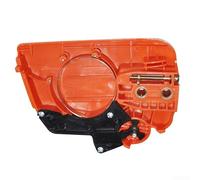 Pull Disk Starter with Left Side Plate for 235 236 240 Chainsaw Replacement Easy Use Red Plastic(Left side plate)