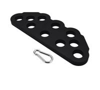 Pull Down Bar Cable Attachment with Multiple Grip Options for Use on Single Double Multi Pulley Cable Machines Targeting Various Muscle Groups