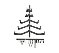 Pull Down Bar Wall Mount - 5 Piece Home Organization Rack, Strong Wall Fitness Storage System | Multi Use Gym Equipment Support Frame For Resistance Bands Dumbbells Training Accessories
