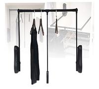 Pull Down Closet Hanging Rod, Adjustable Heavy Duty Wardrobe Lift Rod Storage System With Telescopic Handle And Mounting Hardware, 30Kg Capacity,650-850mm