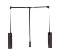 Pull Down Closet Rod,Damping Buffer Wardrobe Lifting Clothes Rail,Two-way Buffering Closet Lift,for Hanging Clothes for Most Wardrobes(Color 2,890-1200mm)