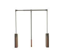 Pull Down Closet Rod,Heavy Duty Clothing Rack,Lifting Hanger Storage,Home Pull-Down Adjustable Width Coat(664-864MM)