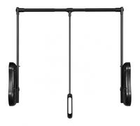Pull Down Clothes Rail, Adjustable Wardrobe Lift, 30kg Capacity
