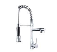 Pull Down Kitchen Faucet, 360° Swivel Sink Mixer Tap, Single Handle, Single Hole, Retractable Sprayer, Dual Spray Function, Kitchen Sink Faucet for Modern Home
