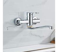 Pull Down Kitchen Faucet Hot & Cold Mixer Tap Ch Plated Rotating Design Double Hole Sink Faucet for Kitchen & Bathroom Modern SLE Kitchenware