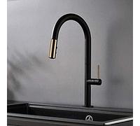 Pull Down Kitchen Faucet Single Handle Swivel Mixer Tap Dual Spout Design Modern Stainless Steel Kitchen Sink Faucet Easy Installat High Arc Pull Out Water Tap