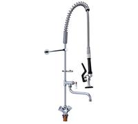 Pull-Down Kitchen Faucet with High-Arc Design, Single Handle Brass Sprayer Replacement for Easy Cleaning and Convenient Use