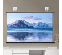 Pull Down Projector Screen, 30", 40", 50", 60", 72" Wall Mounted Screen Projector Curtain(0.16875,60")