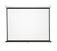 Pull Down Projector Screen Antiswrinkle 4K/3D Ultra HD - Portable Matte White Movie Screen Easy To Carry - With Auto-Locking System, 160°Viewing Angle, For Home Theater School Outdoor(72inch 4:3)