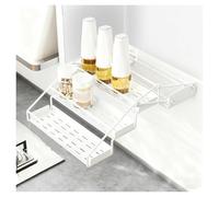 Pull Down Shelf with Guardrail - Ideal for Kitchen Upper Cabinet, Maximize Storage and Efficiency, Easy Access to Kitchen Essentials