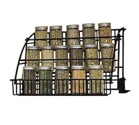 Pull Down Spice Rack, 3-Tier Retractable Cabinet Organizer, Metal Pull Out Spice Rack Cabinet Shelf for Kitchen Cabinet Cupboard Pantry Organizer Spice Racks for Inside Cabinets