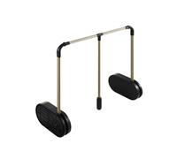 Pull-Down Wardrobe Rod, Hydraulic Lift-Up Clothes Hanger, Silent Automatic Reset for Home, Workroom, Dance Room, Bedroom