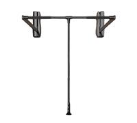 Pull-down Wardrobe Rod Lifter,Hanger Organizer,Adjustable Width, Telescopic Cabinet Rail Lifter, Buffered Return Space Saving(Color1,660-890mm)