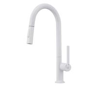 Pull-Faucet, Single Handle Gray Sink Mixer with Swivel Spout, Modern Design for Easy Access, Perfect for Home and Restaurant Use