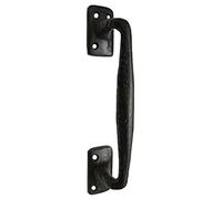Pull Handle Door Cabinet Black 245mm Iron Antique Entrance Exit