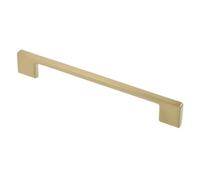 Pull Handle Slim Line Kitchen Cabinet Handle Furniture Drawer Cabinet Wardrobe of GTV (Golden Brass, 192mm Hole Centre)