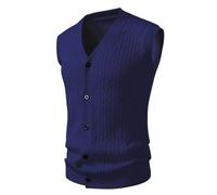 Pull Homme Micro-Polaire Coton en Maille Uni paisseur Moyenne Doux Pour Automne Hiver Confortable Chaud Qualité Supérieure Résistant Haut de Respirant Les Activités Plein Air Randonnée Navy