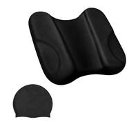 Pull-Kick Swimming Board, Pullbuoy/Swimming Board, Swim Training Tool 2-in-1 Floating Aid for Competitive Swimmers or Beginners, to Improve Water Position and Posture (Black)