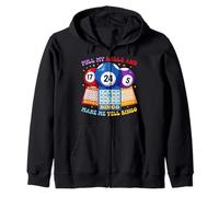 Pull My Balls and Make Me Yell Bingo Zip Hoodie