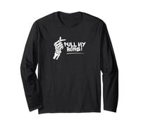 Pull My Bone - Skeleton Pun, Perfect Funny Halloween Graphic Long Sleeve T-Shirt