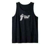 Pull My Bone - Skeleton Pun, Perfect Funny Halloween Graphic Tank Top