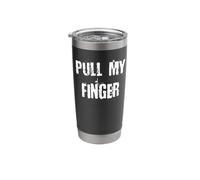 Pull My Finger Dad Joke Stainless Steel Insulated Tumbler