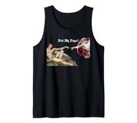 Pull My Finger - Michelangelo Creation of Man Fart Humor Tank Top