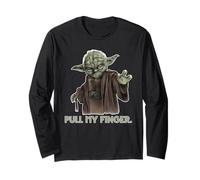 Pull My Finger You Will Said The Space Alien Long Sleeve T-Shirt