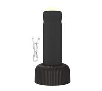 Pull Night Light - LED Lamp Rechargeable 1200mAh 9.2x19.3cm | Soft Glow Illumination, Cute Column Design, Energy Saving Lighting, Long Battery Runtime, Touch Friendly, Bedroom Bathroom Hallway