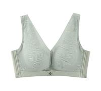 Pull On Bras For Women Uk Post Op Bras For Women Women's Large Chest Bra Large Chest Display Small Bra Vest Large Cup Underwear Ultra Thin Cup Pull On Bras For Women Uk Post Op Bras For Women (GN1, F)