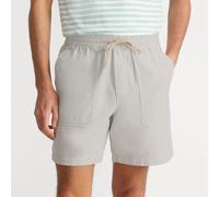 Pull-On Canvas Shorts lands end Light Stone XL