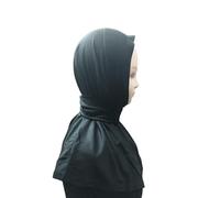 Pull on Instant 1Pc Quality Turkish Turlu Black Hijab Collar