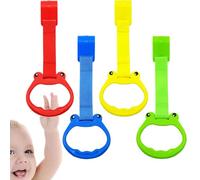 Pull On Rings, Rings for Play Pen,4 Pieces Cartoon Odorless Pull Up Handle - Boxing Kids Products for Development of Hand-Eye Coordination and Visual Perception