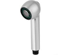 Pull-Out 2-Function Replacement Spray Shower Head for Kitchen Mixer Tap - ABS Plastic, Push-Button Rain & Bubbling Spray, 1/2" Standard Connector