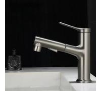Pull-Out Bathroom Sink Faucet - Hot & Cold Water Mixer, Kitchen Washbasin Tap, Dual Function, Modern Design, Easy Installation, Water-Saving, Durable Finish