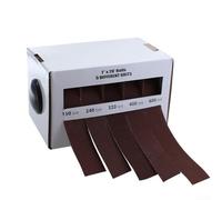 Pull Out Box Sanding Belt Kit 25mm with Alumina Abrasive Coating for Metal Wood Glass Stone and Synthetic Applications (5PCS)